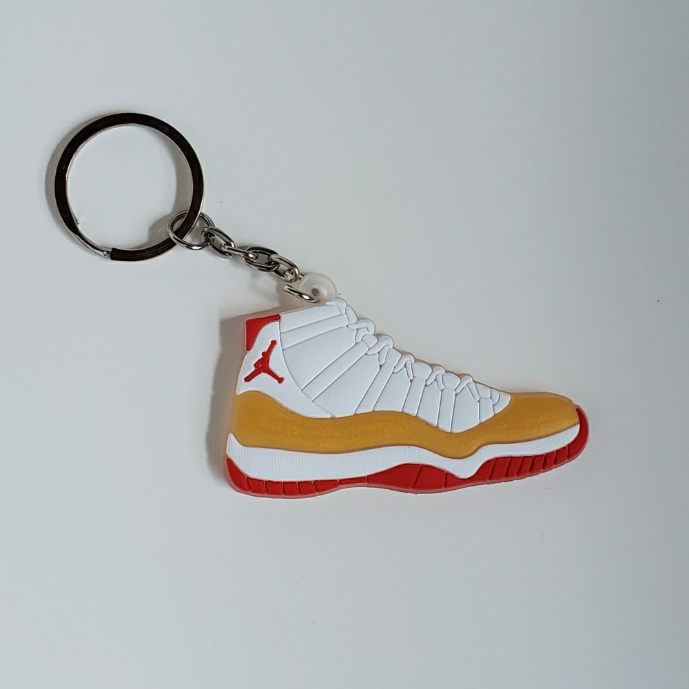 Jordan 11 Shoe Rubber Keychain